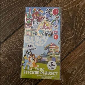 Bluey 50+ Repositionable Stickers! - Mini Sticker Playset
